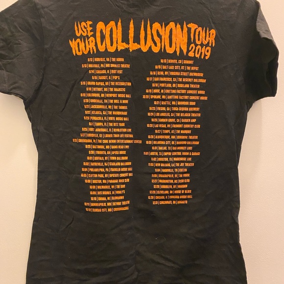 GWAR Use Your Collusion 2019 Tour Tee Punk Rock Goth - Picture 2 of 2